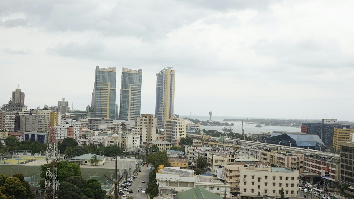 High-rise towers of the Plateau district in Abidjan